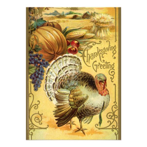 Thanksgiving Dinner Invitation