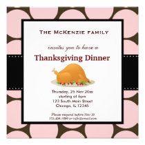 Thanksgiving dinner invitation