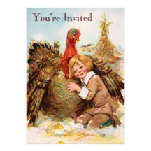 Thanksgiving Dinner Invitations