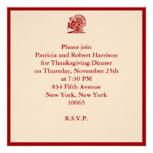 Thanksgiving Dinner Invite