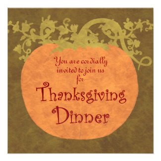 Thanksgiving Dinner Invites