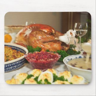 Thanksgiving Dinner mousepad