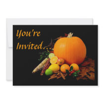 Thanksgiving Dinner or Party Invitations by cutencomfy Thanksgiving Dinner or Party Invitations