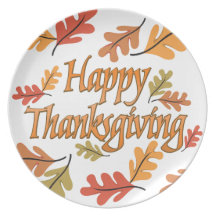 Thanksgiving Dishes Dinner Plate