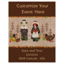 Thanksgiving Dogs Flyers