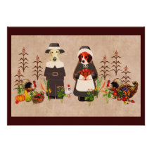Thanksgiving Dogs Invitations