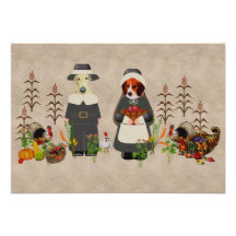 Thanksgiving Dogs Invitations