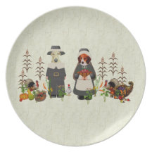 Thanksgiving Dogs Plate