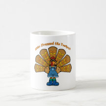 Thanksgiving Dressed Turkey Coffee Mugs