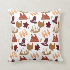 Thanksgiving Fall Autumn Harvest Pattern Pillows
