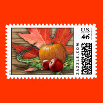 thanksgiving fall harvest stamp