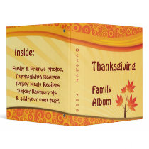 Thanksgiving Family Album binders by Zenyaris Thanksgiving Family Album binders
