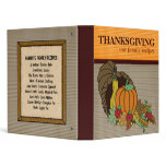 Thanksgiving Family Recipes Binder