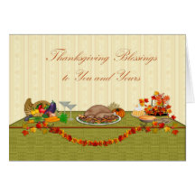 Thanksgiving Feast Greeting Card