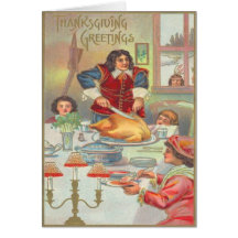 Thanksgiving Feast Greeting Cards