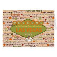 Thanksgiving Feast In Las Vegas Card