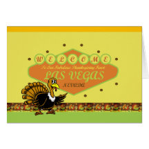 Thanksgiving Feast In Las Vegas Card