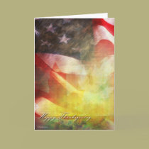 Thanksgiving Flag-Military Thanksgiving card by William63 Thanksgiving Flag-Military Thanksgiving card