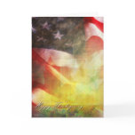 Thanksgiving Flag-Military Thanksgiving card