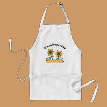 Thanksgiving Flowers aprons