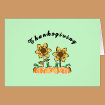 Thanksgiving Flowers cards