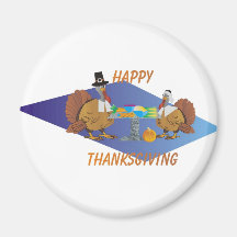 Thanksgiving Fridge Magnets