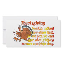 Thanksgiving Fun Personalized Photo Card
