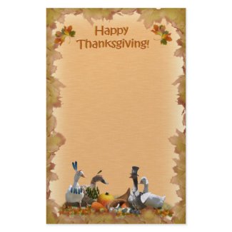 Thanksgiving Fun stationery