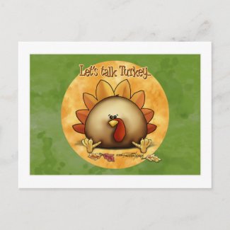 Thanksgiving - Give Thanks postcard