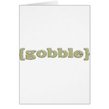 Thanksgiving Gobble Cards