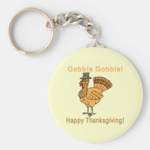 Thanksgiving: Gobble Gobble Keychains