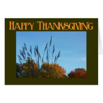 Thanksgiving Greeting Card - Custom