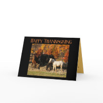 Thanksgiving Greeting Card - Custom