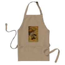 Thanksgiving Greeting with a Turkey Apron