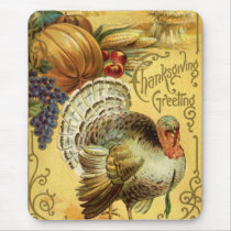 Thanksgiving Greeting with a Turkey Usepad
