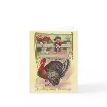 Thanksgiving Greetings Notecard by jfuqua Thanksgiving Greetings Notecard