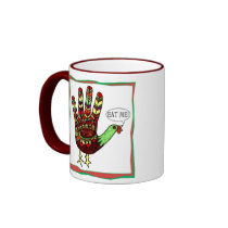 Thanksgiving: Hand Turkey Mug Eat Me!