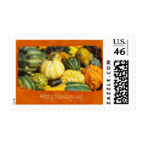 Thanksgiving Harvest 2 - Happy Thanksgiving Postage Stamps