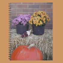 Thanksgiving Harvest Fall Scene notebooks