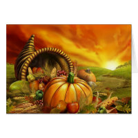 Thanksgiving Harvest Greeting Card