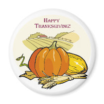 Thanksgiving Harvest magnets