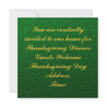 Thanksgiving Harvest Oktoberfest Invitation