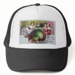 Thanksgiving in 1908 mesh hat