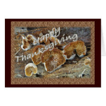 Thanksgiving Inside Out Mushrooms Items Cards
