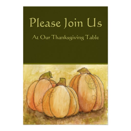 Thanksgiving Invitation