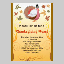 Thanksgiving Invitation Design invitations