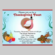 Thanksgiving Invitation Design invitations