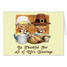 Thanksgiving: Life's Blessings Greeting Cards