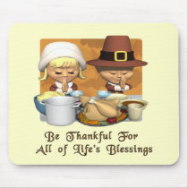 Thanksgiving: Life's Blessings mousepads by meowser Thanksgiving: Life's Blessings mousepads