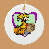 Thanksgiving Love ornaments